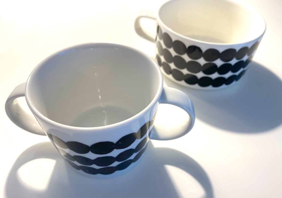 離乳食用のmujiこども食器を マリメッコ柄にリメイクしてみた コビトリビング