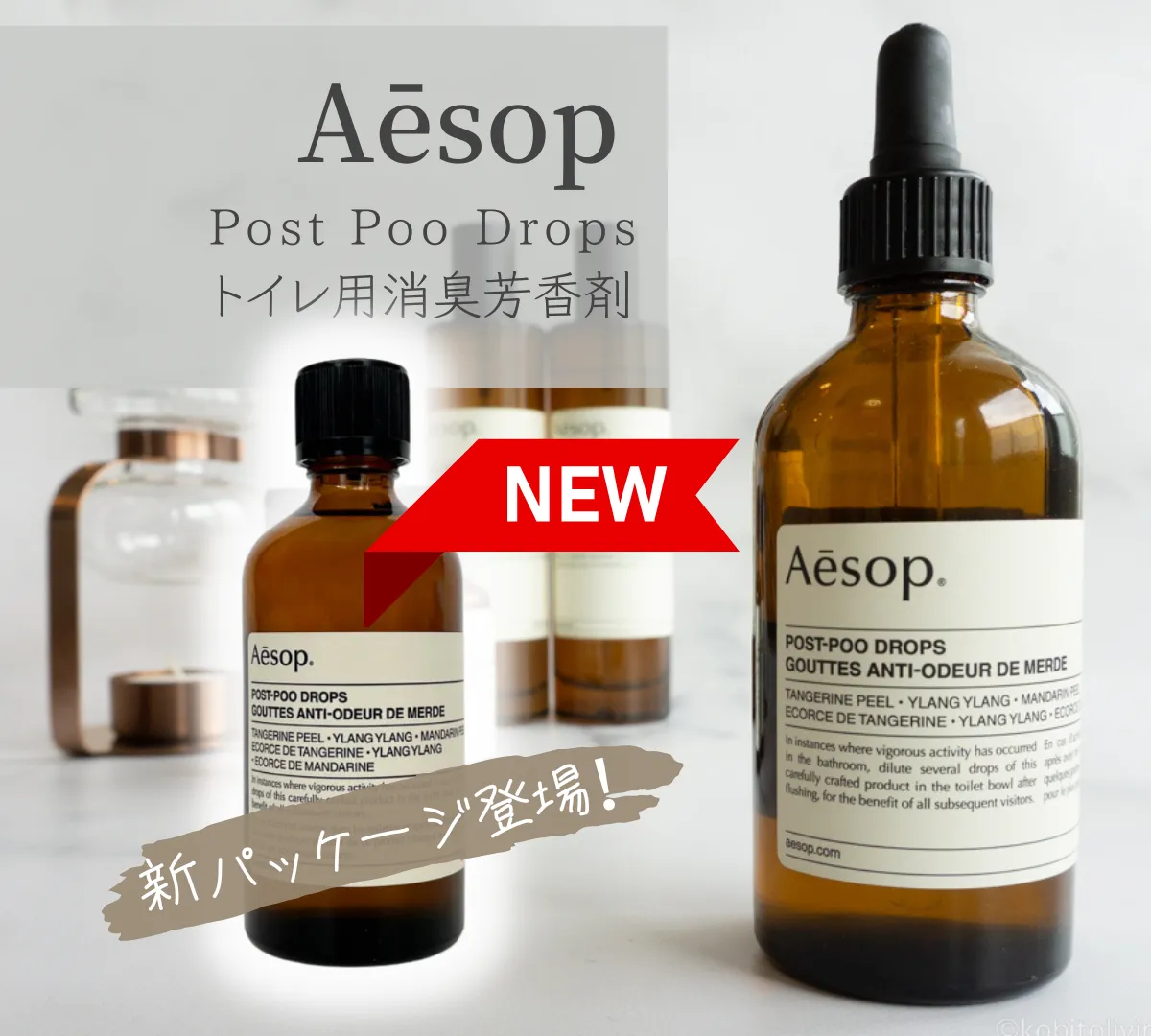 Aesopイソップ ポストプードロップス 100ml - 芳香器