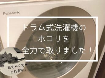 乾燥が終わらないドラム式洗濯機。ホコリをとって解決する方法
