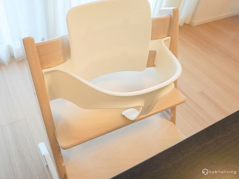 トリップトラップのベビーセット取り付けの写真