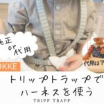 トリップトラップのストッケハーネスと代用品の比較