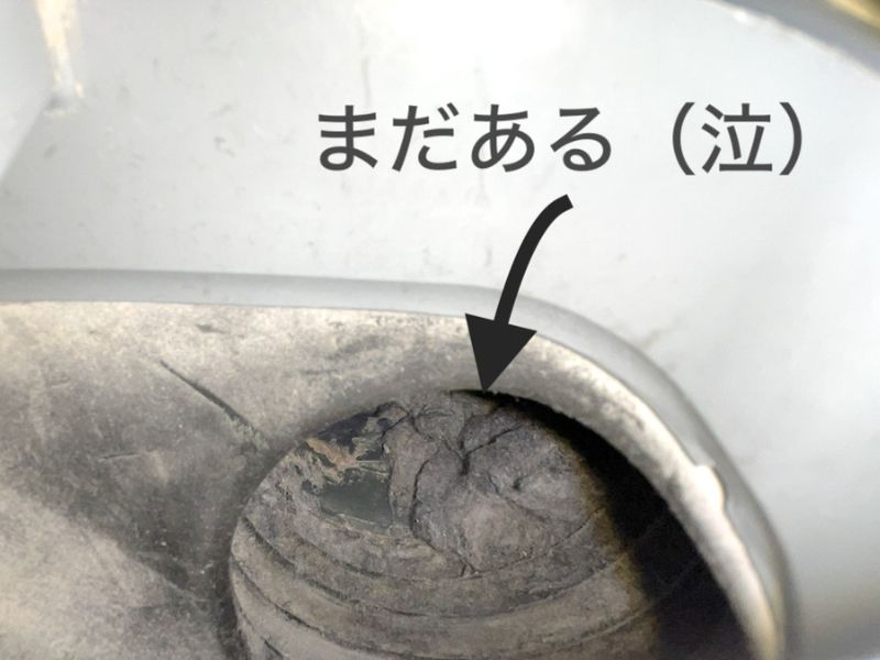 ドラム式洗濯機のホコリはなかなか取れない