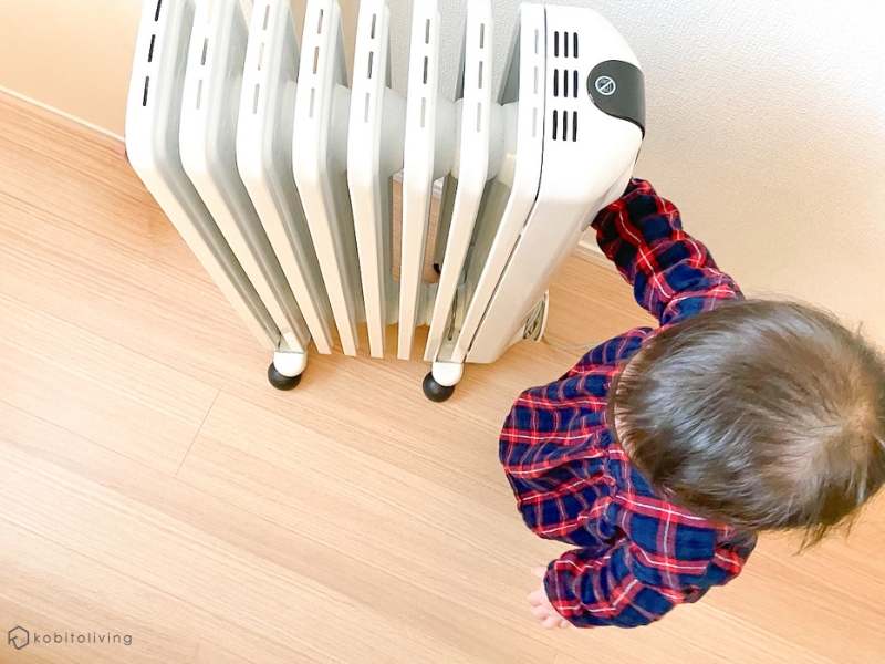 デロンギオイルヒーターはやけどの心配もない